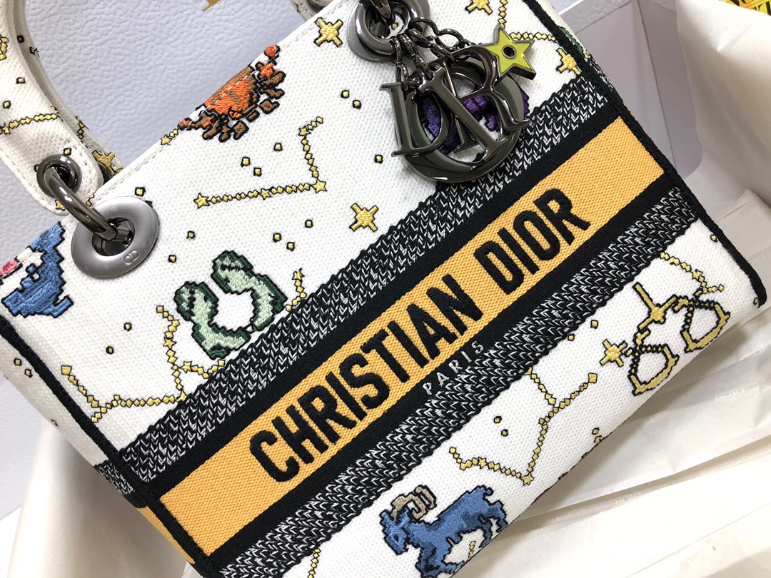 D*ior Lady D-Lite handbag Top Quality 24*11*20cm