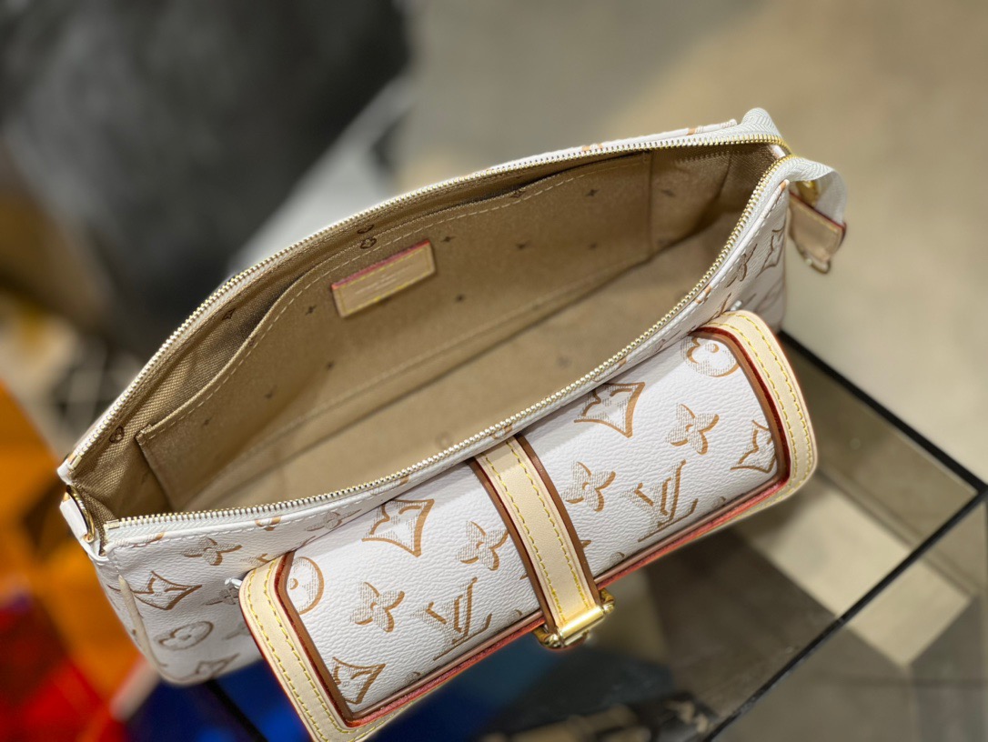 Lady L*ouis V*uitton buci handbag Top Quality27*14*6cm