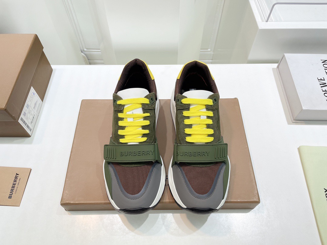 Men Women B*urberry Top Sneakers