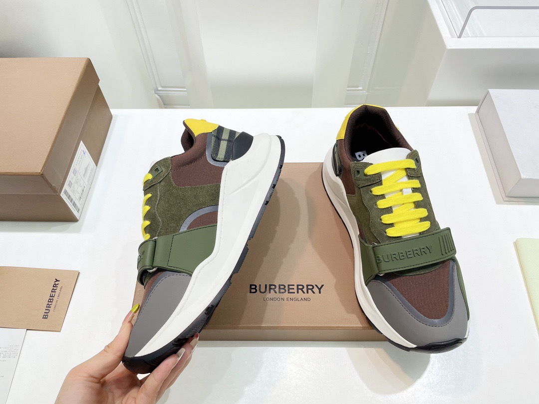 Men Women B*urberry Top Sneakers