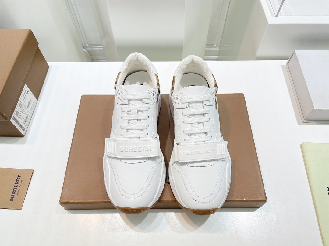 Men Women B*urberry vintage Top Sneakers