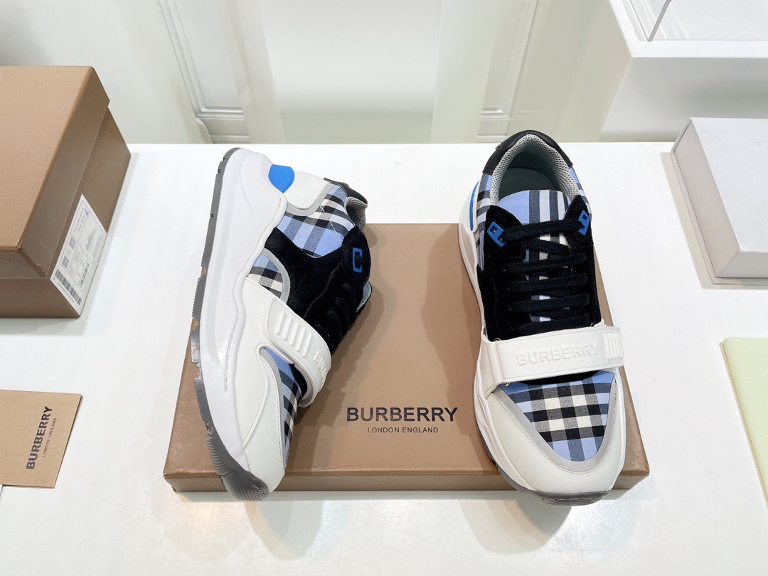 Men Women B*urberry vintage Top Sneakers
