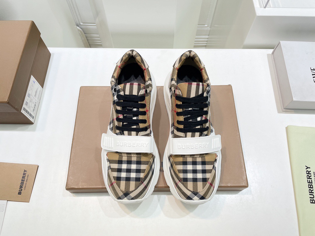 Men B*urberry vintage Top Sneakers