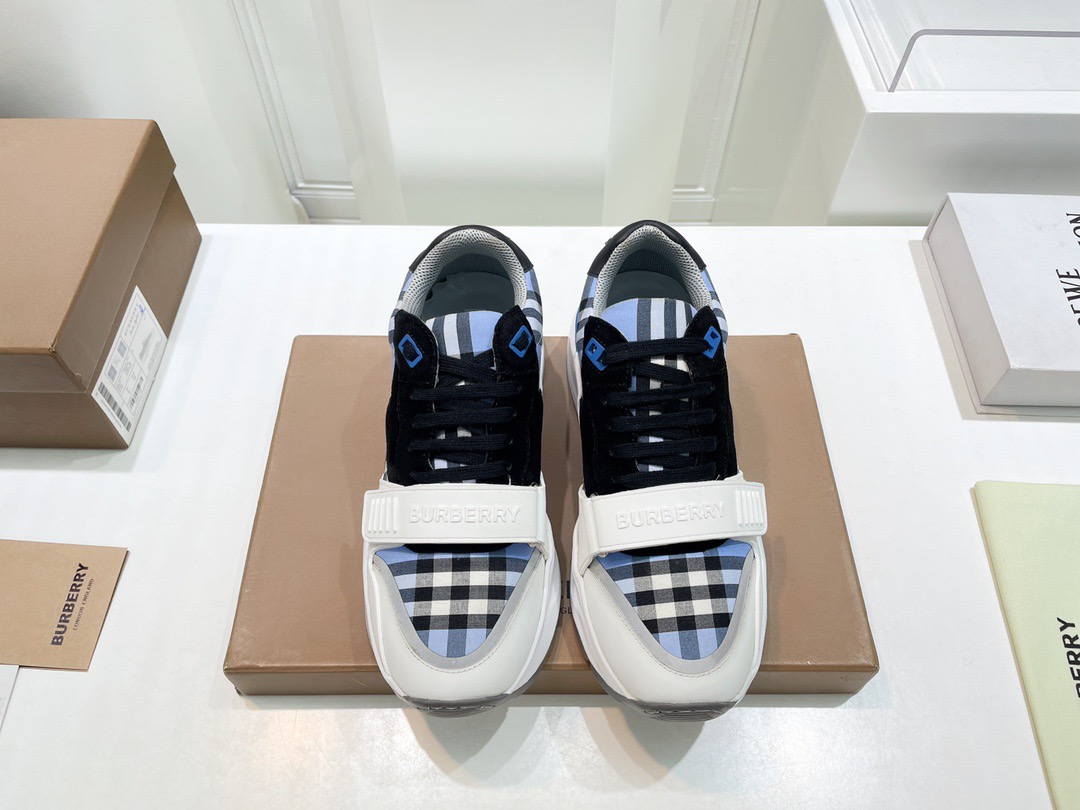 Men Women B*urberry vintage Top Sneakers