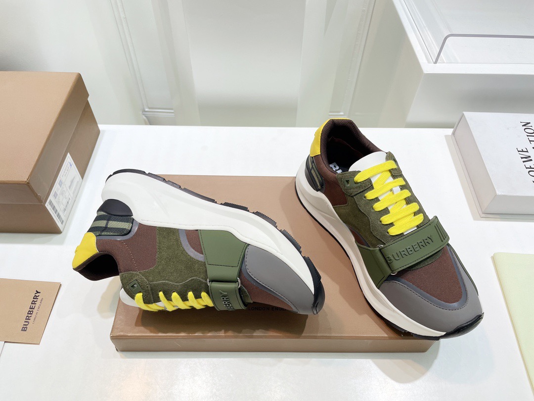 Men Women B*urberry Top Sneakers