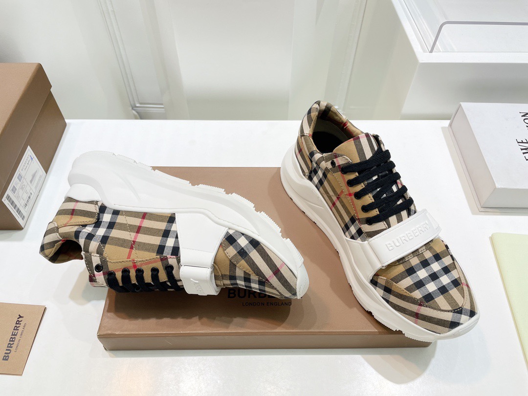 Men B*urberry vintage Top Sneakers