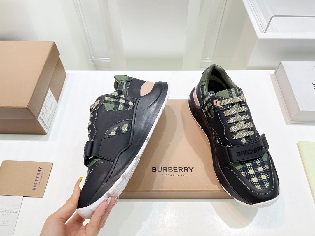 Men Women B*urberry Top Sneakers