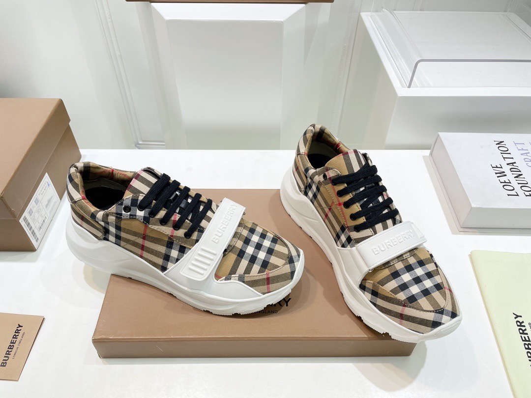 Men B*urberry vintage Top Sneakers