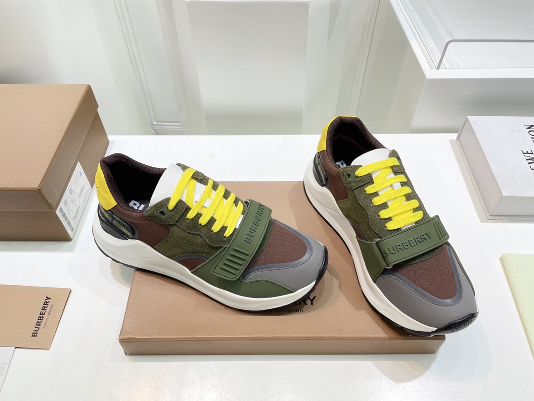 Men Women B*urberry Top Sneakers