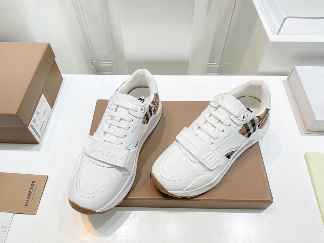 Men Women B*urberry vintage Top Sneakers