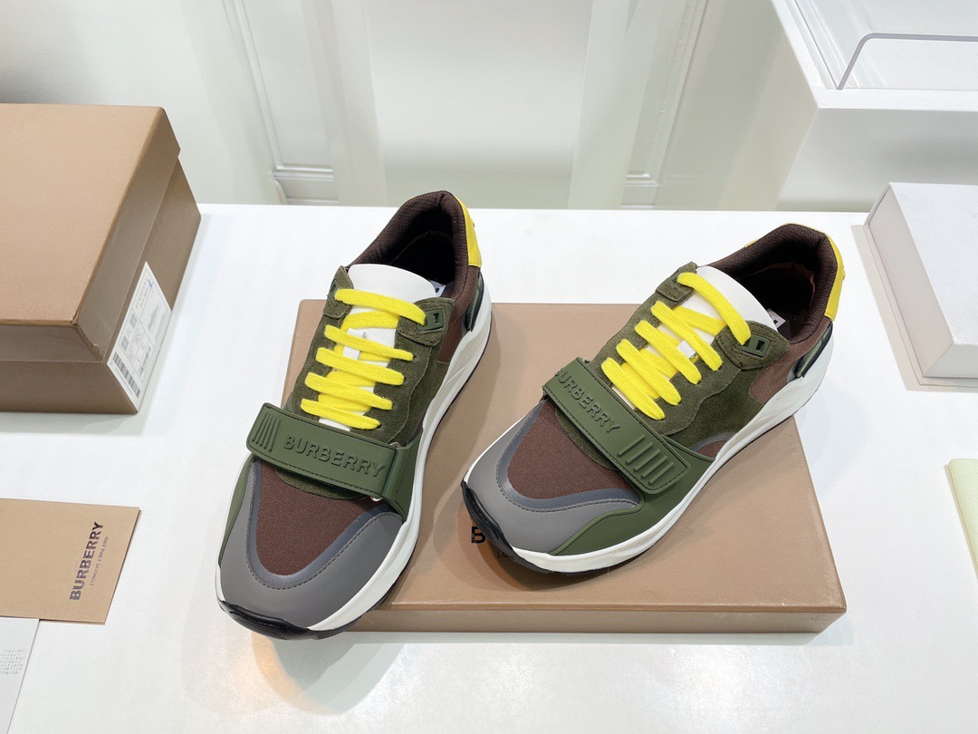 Men Women B*urberry Top Sneakers