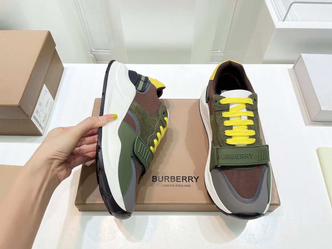 Men Women B*urberry Top Sneakers