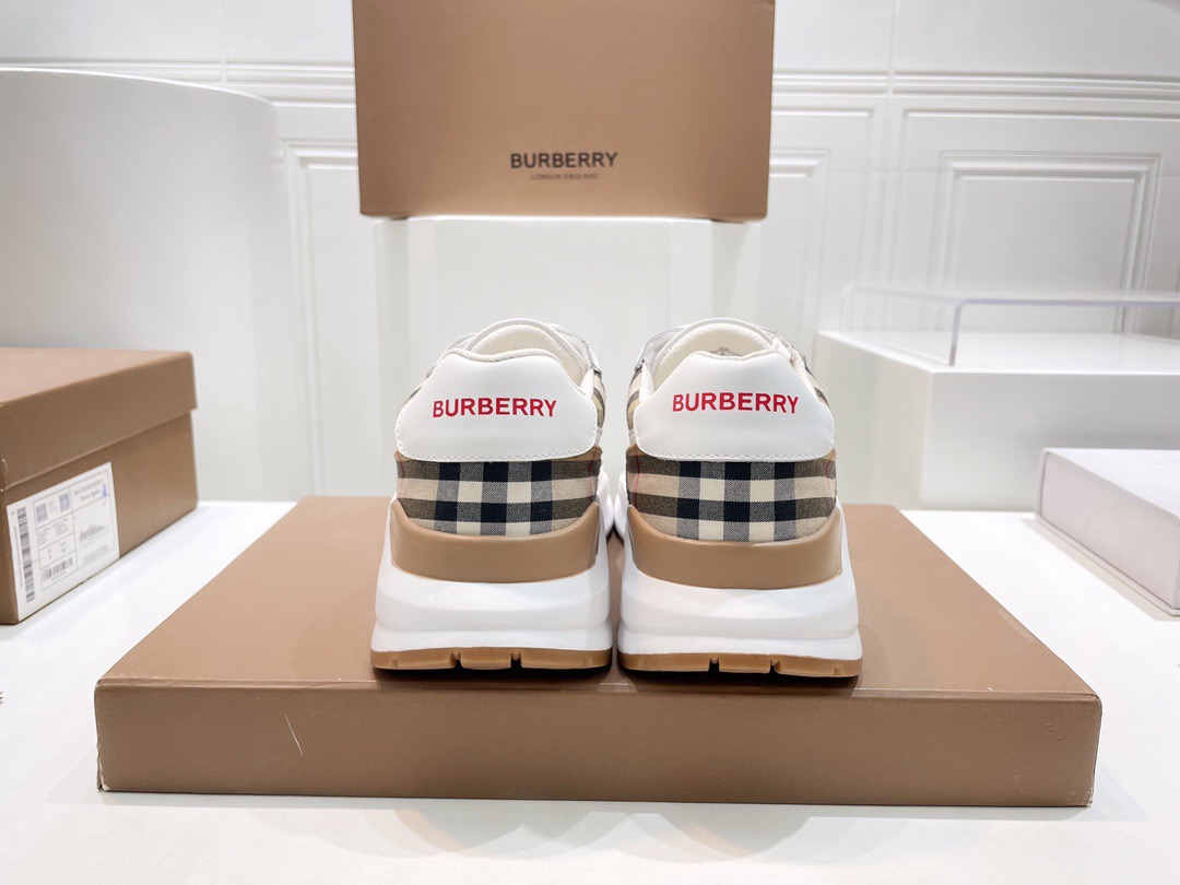 Men Women B*urberry vintage Top Sneakers