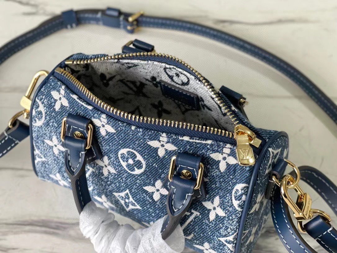 Lady L*ouis V*uitton nano speedy handbag Top Quality M81168 16*10*7.5cm