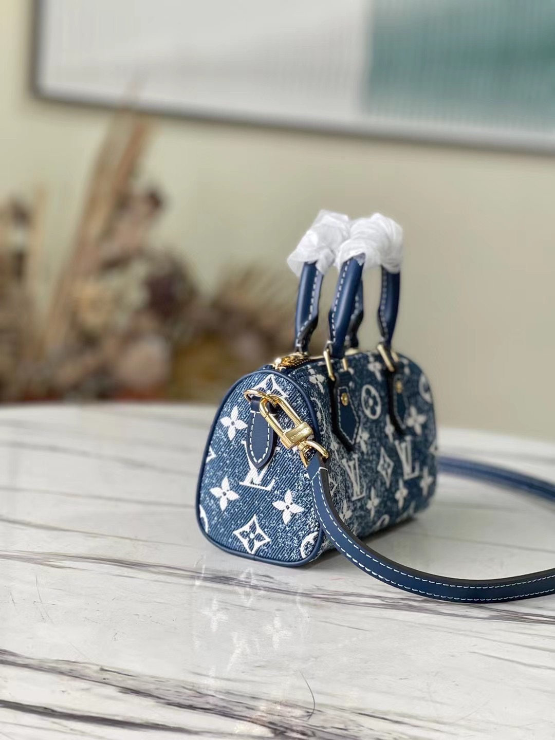 Lady L*ouis V*uitton nano speedy handbag Top Quality M81168 16*10*7.5cm