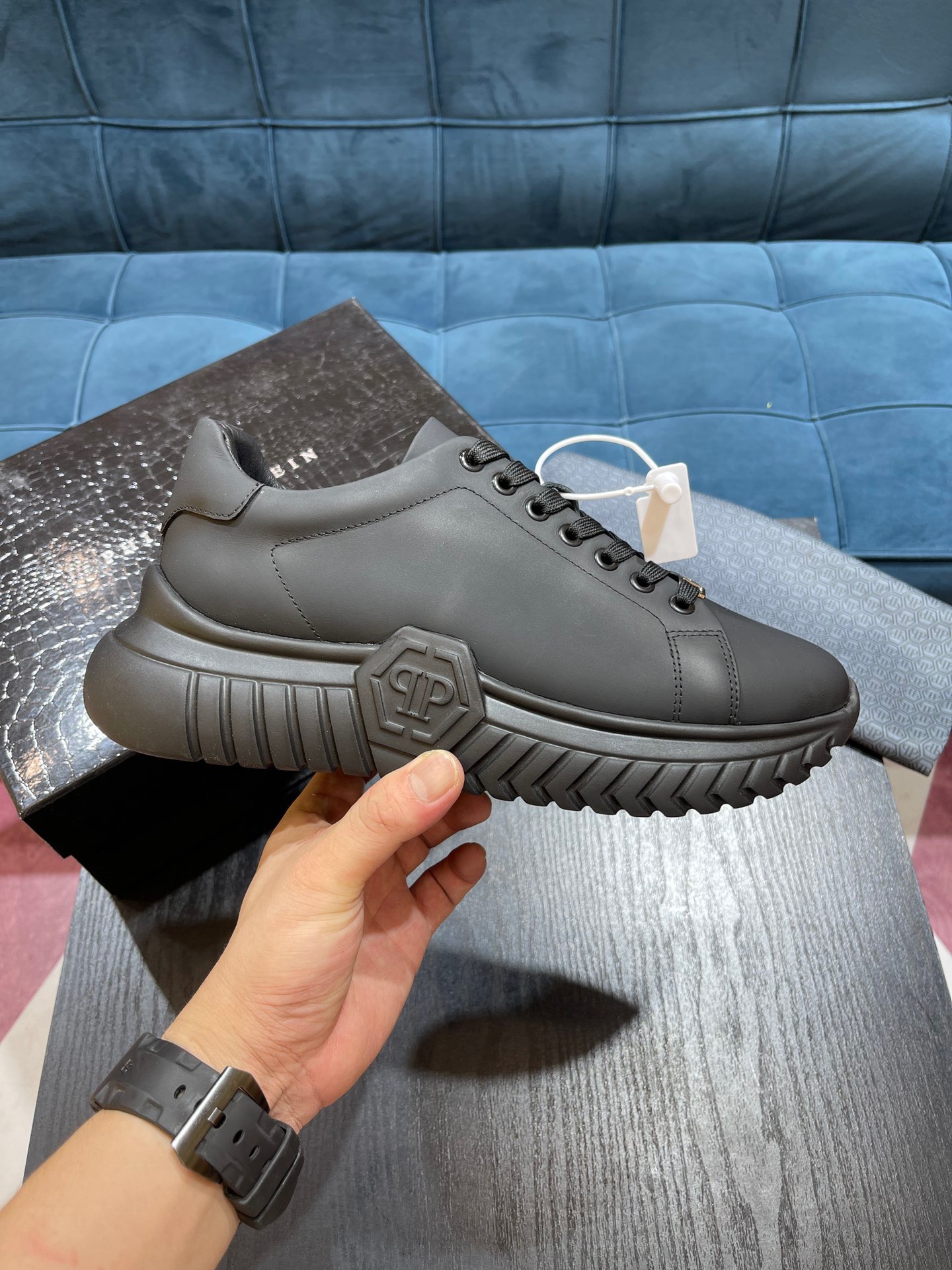 Men P*hilipp P*lein Top Sneaker