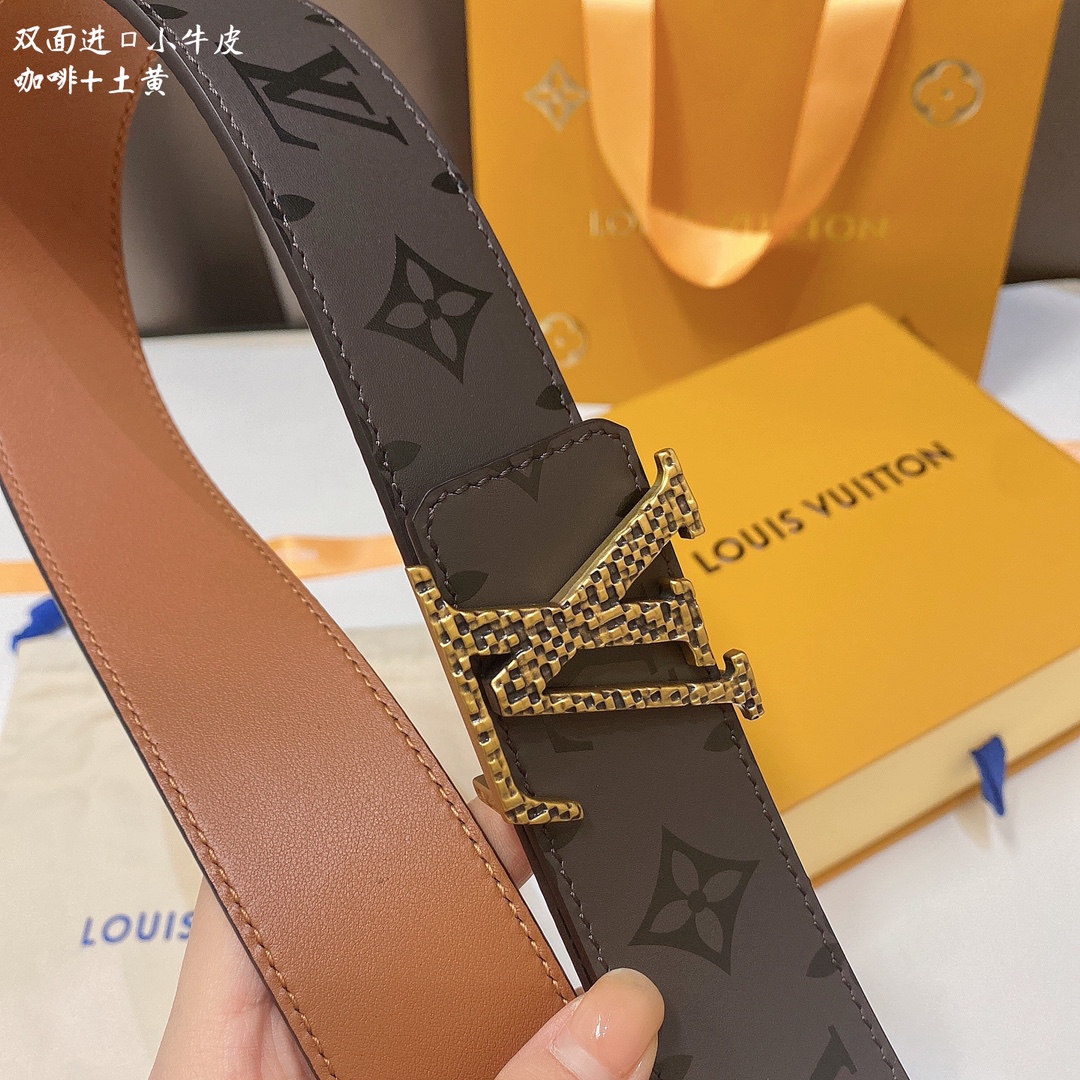 L*ouis V*uitton Belts Top Quality 40MM