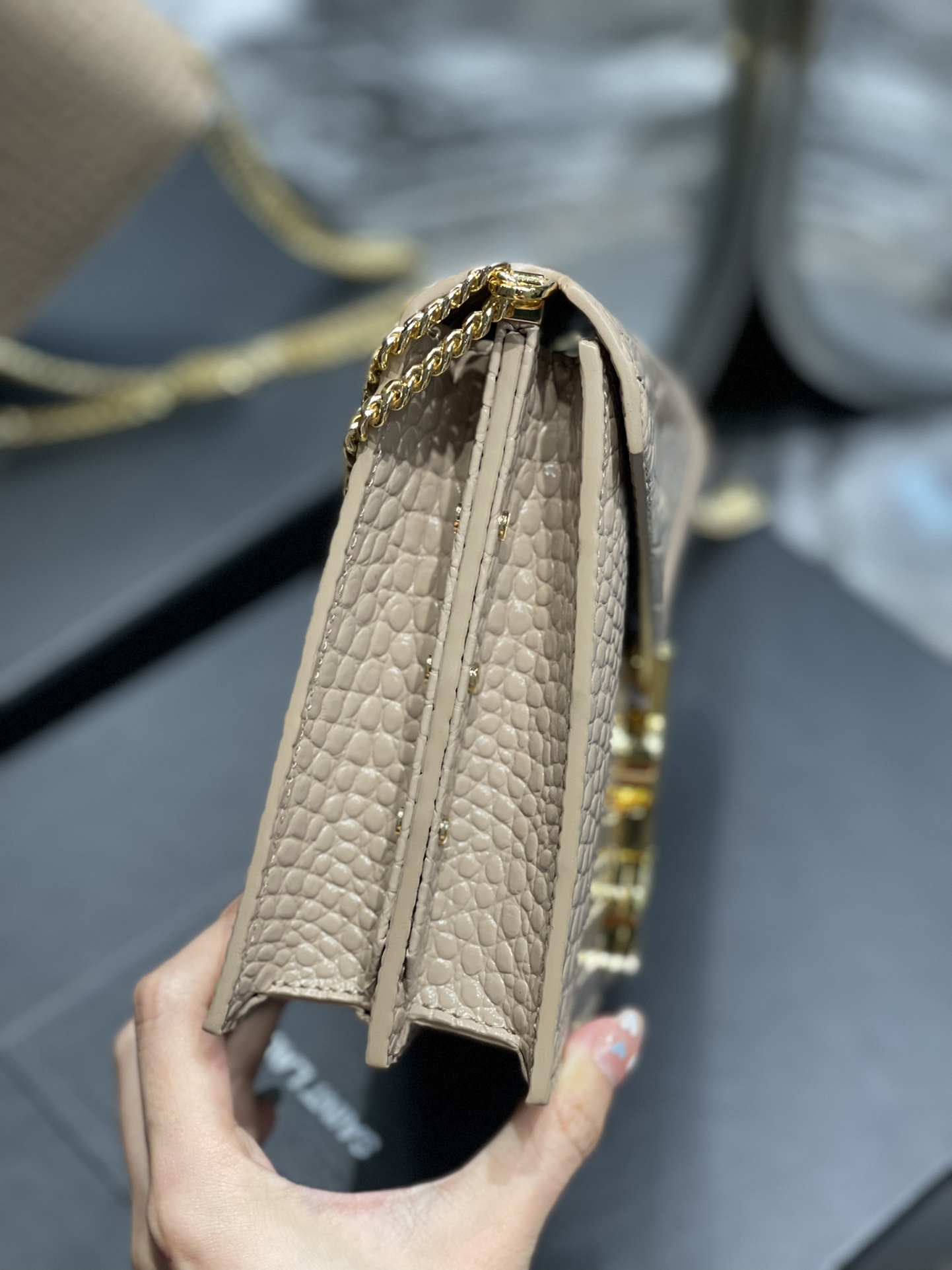 Y*SL Top Bag 22*16.5*5.5cm