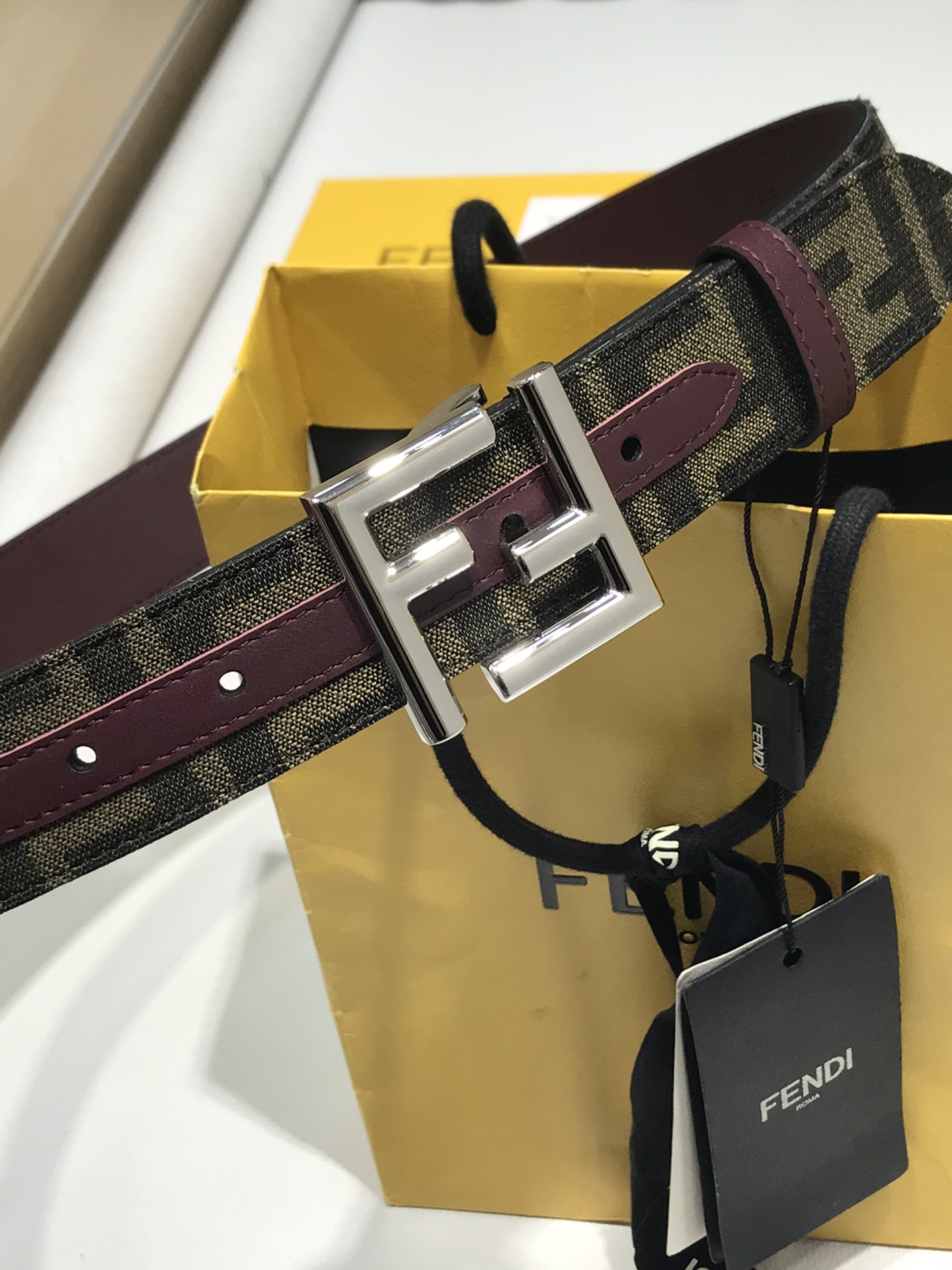 F*endi Belts Top Quality 35MM