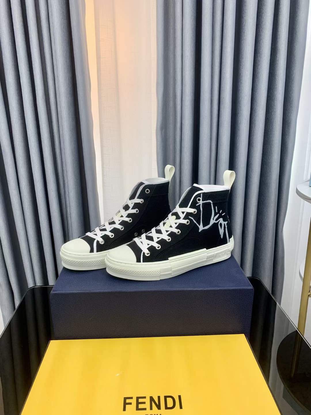 Men Women D*ior Top Sneakers