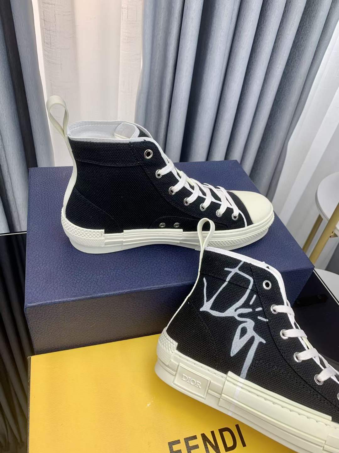Men Women D*ior Top Sneakers