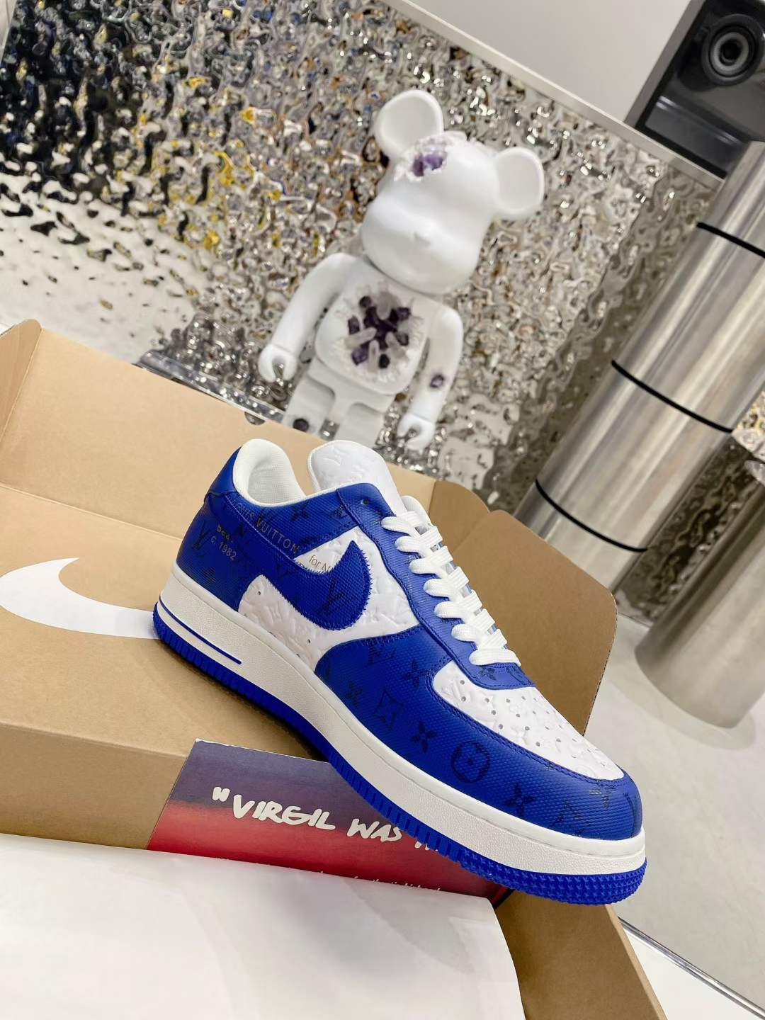 from Men Women L*ouis V*uitton x NIKE Air force1 22ss Sneakers Maikesneakers