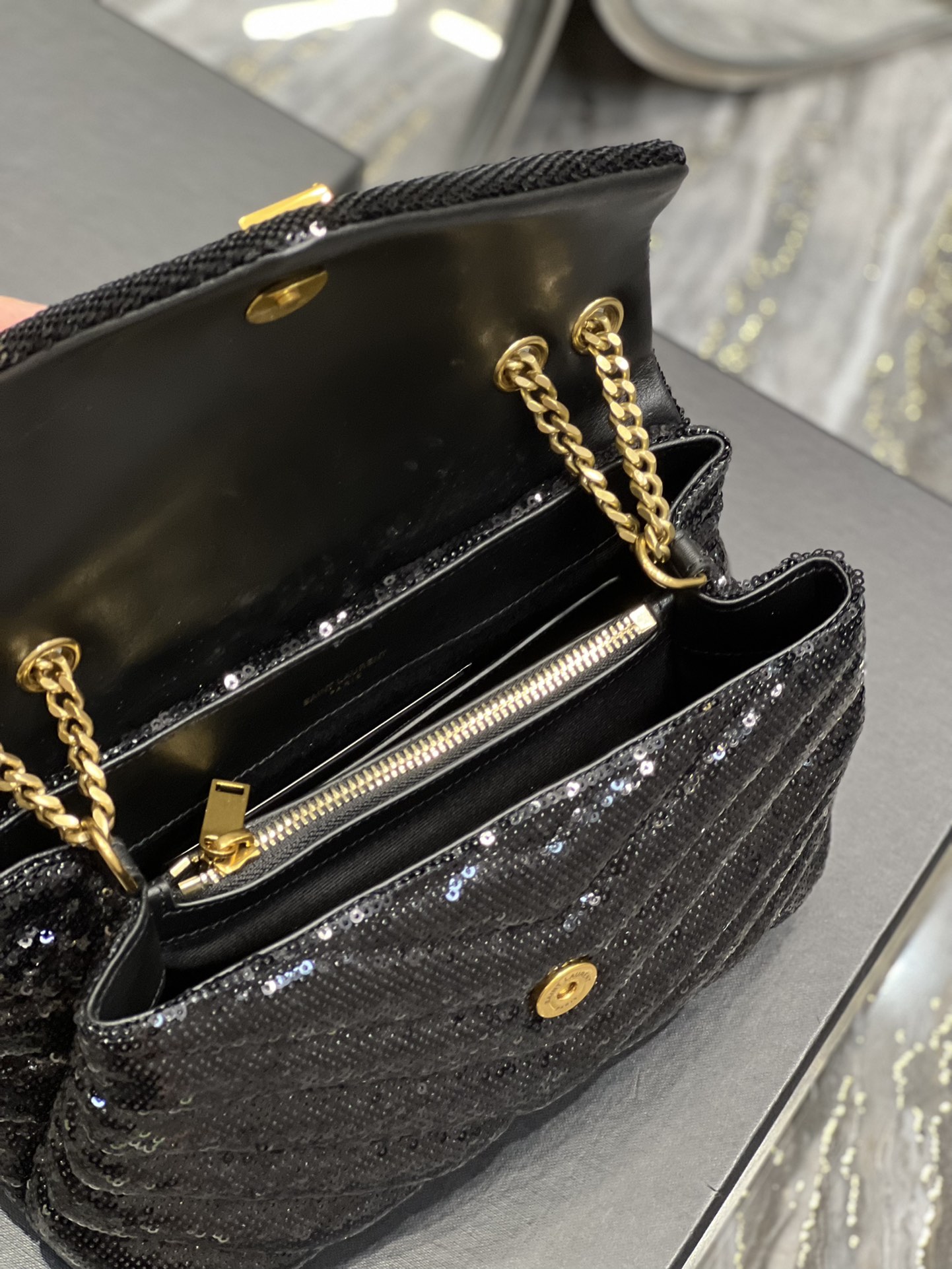 Y*SL Bag Top Quality 25*17*9CM