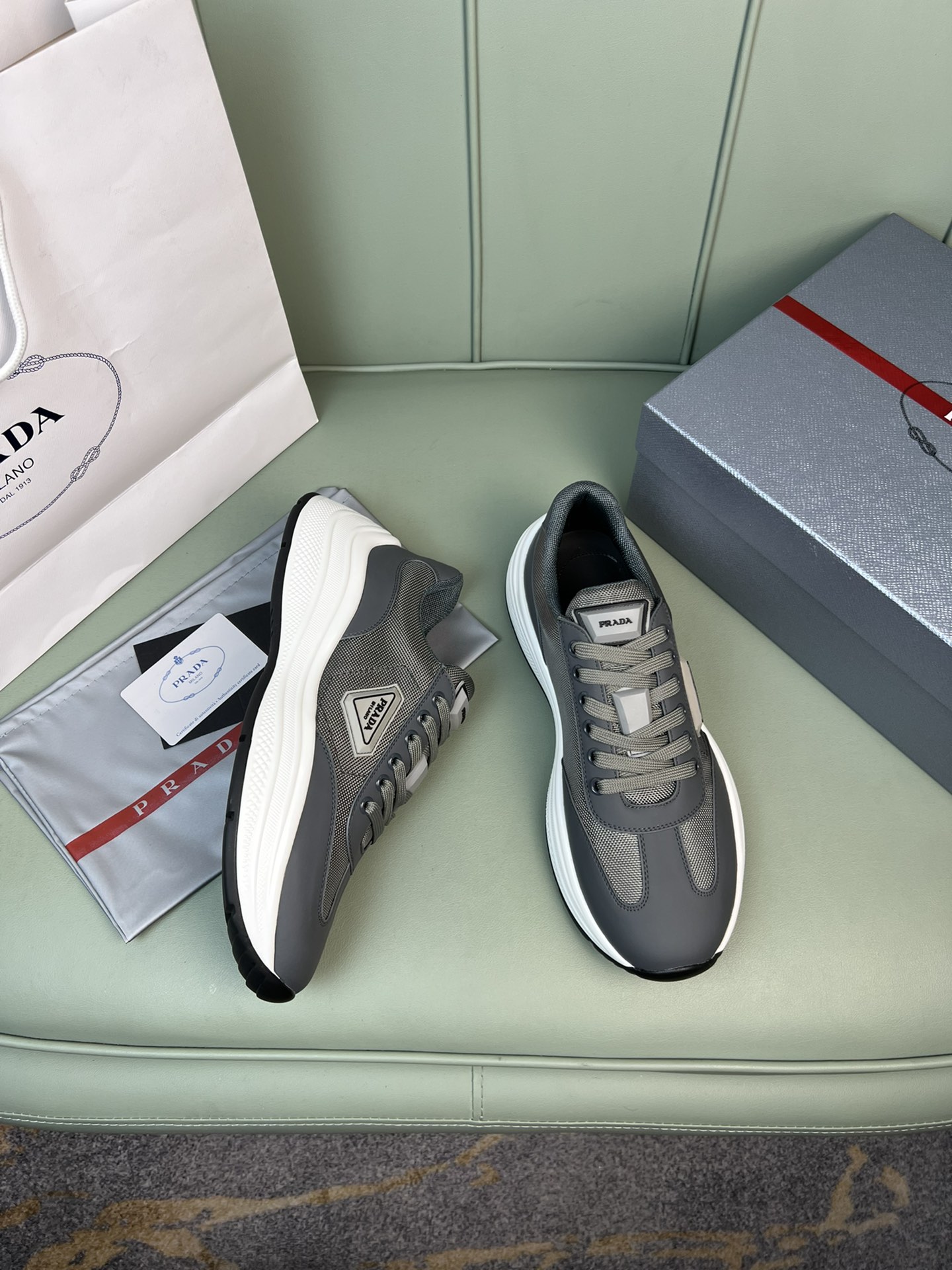 Men P*rada Top Sneaker ( )