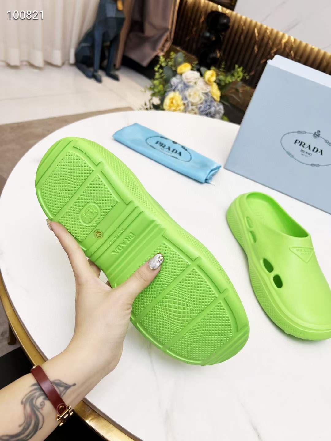 Men Women P*rada Top Slippers （ ）
