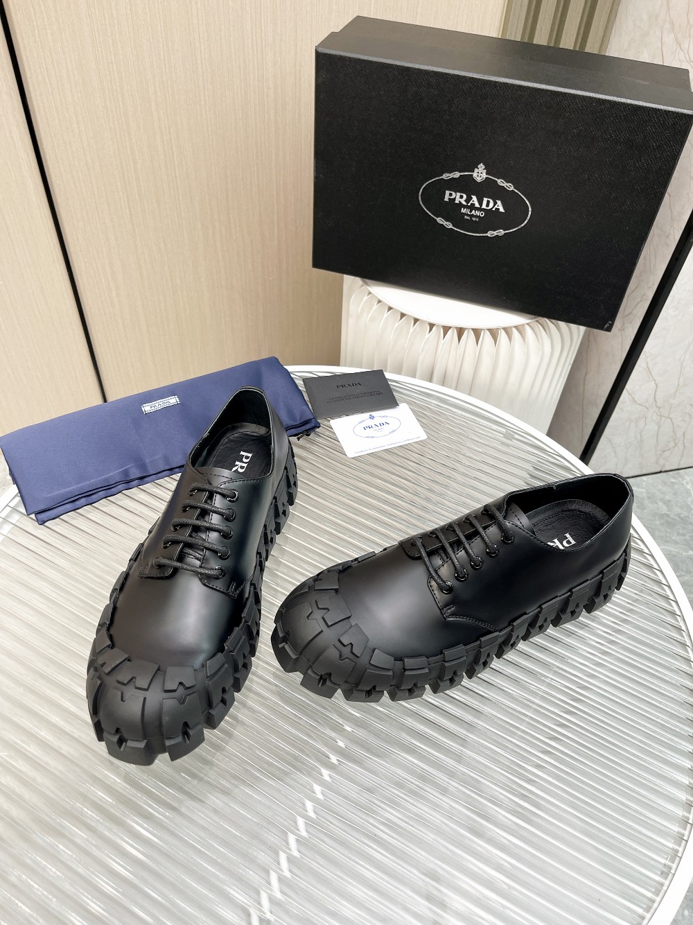 Men P*rada Top Sneaker ( )