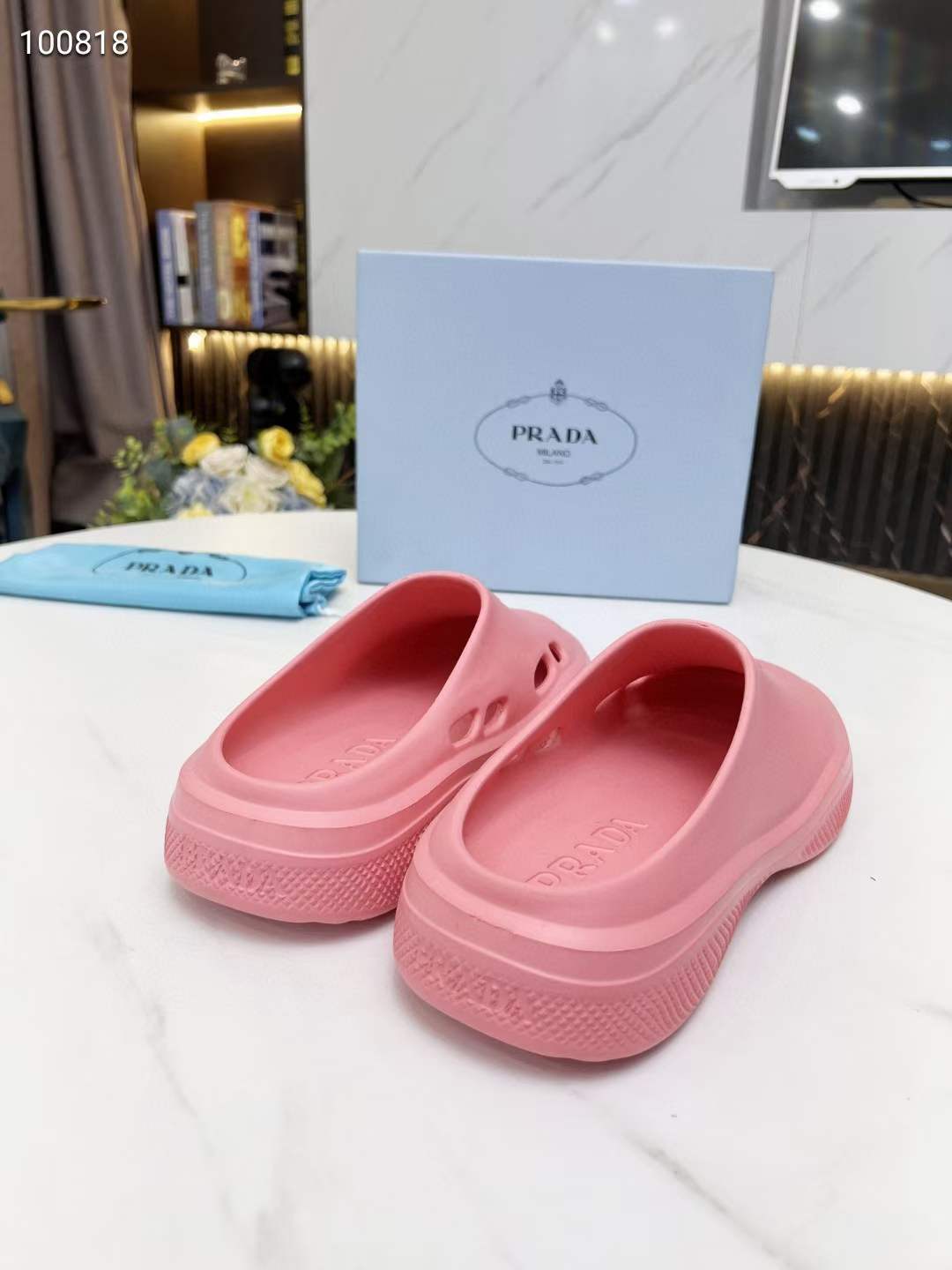 Men Women P*rada Top Slippers （ ）