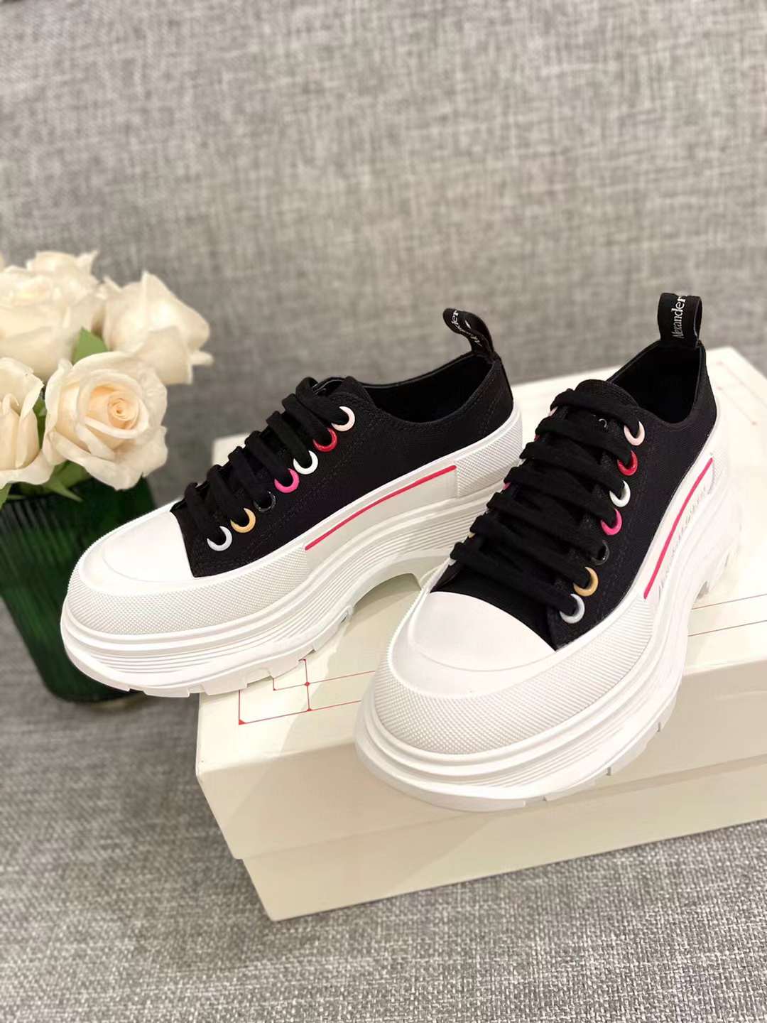 Men Women A*lexander M*cqueen Top Sneaker ( )
