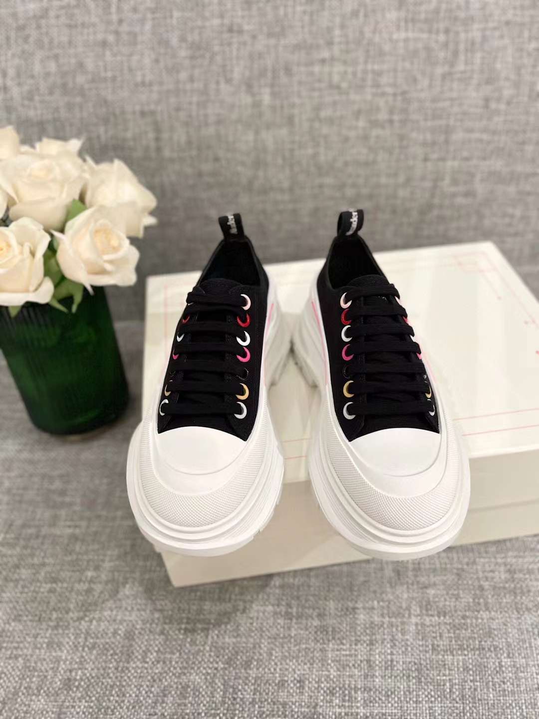 Men Women A*lexander M*cqueen Top Sneaker ( )