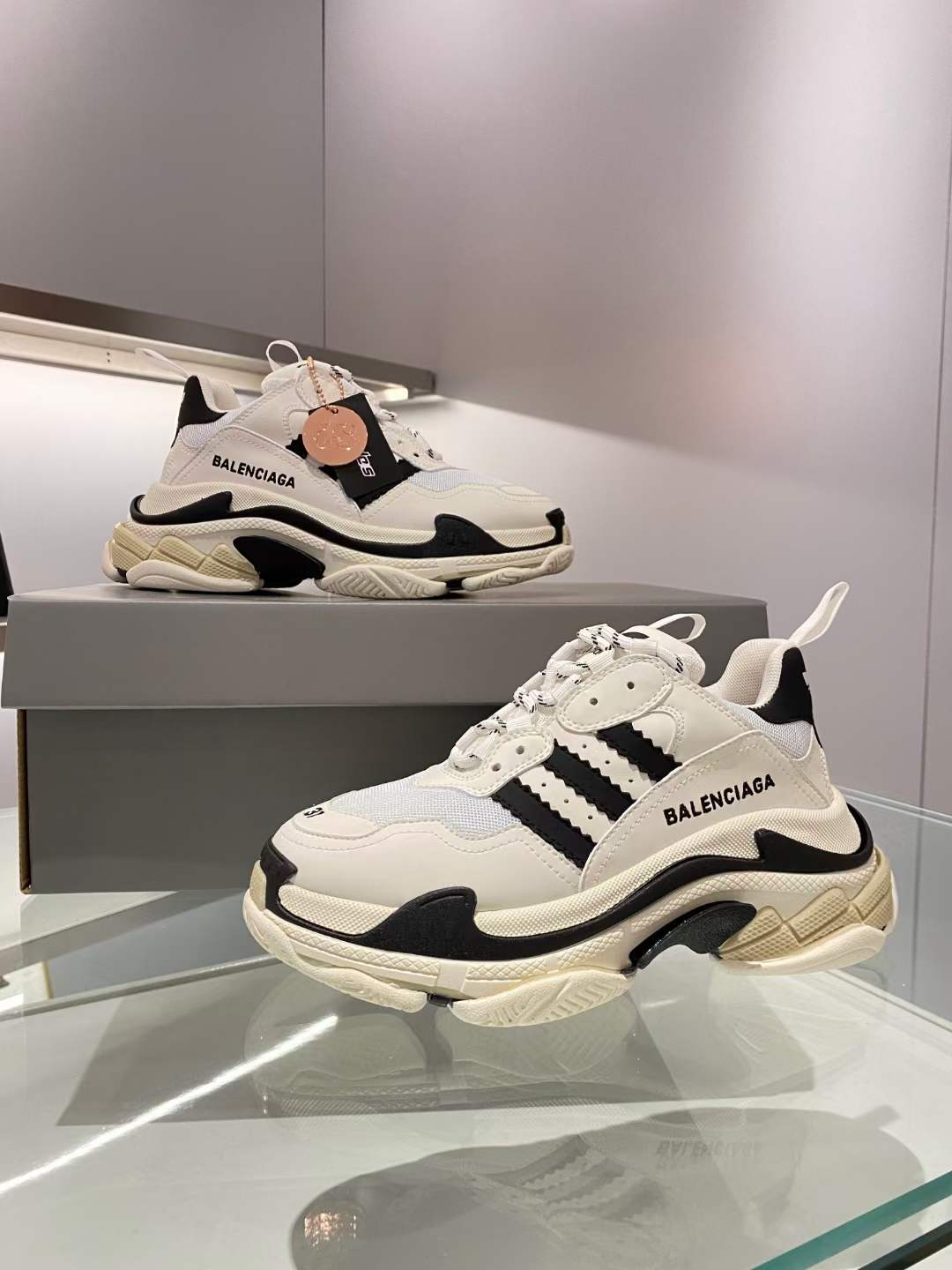 Women Men B*alenciaga Top Sneakers
