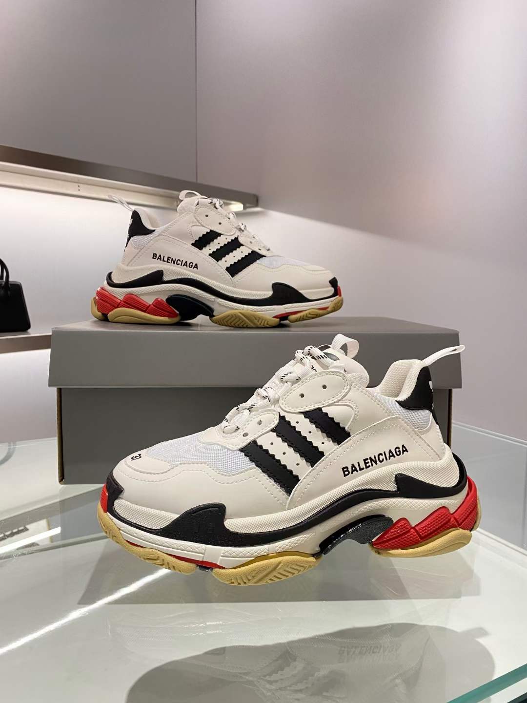 Women Men B*alenciaga Top Sneakers