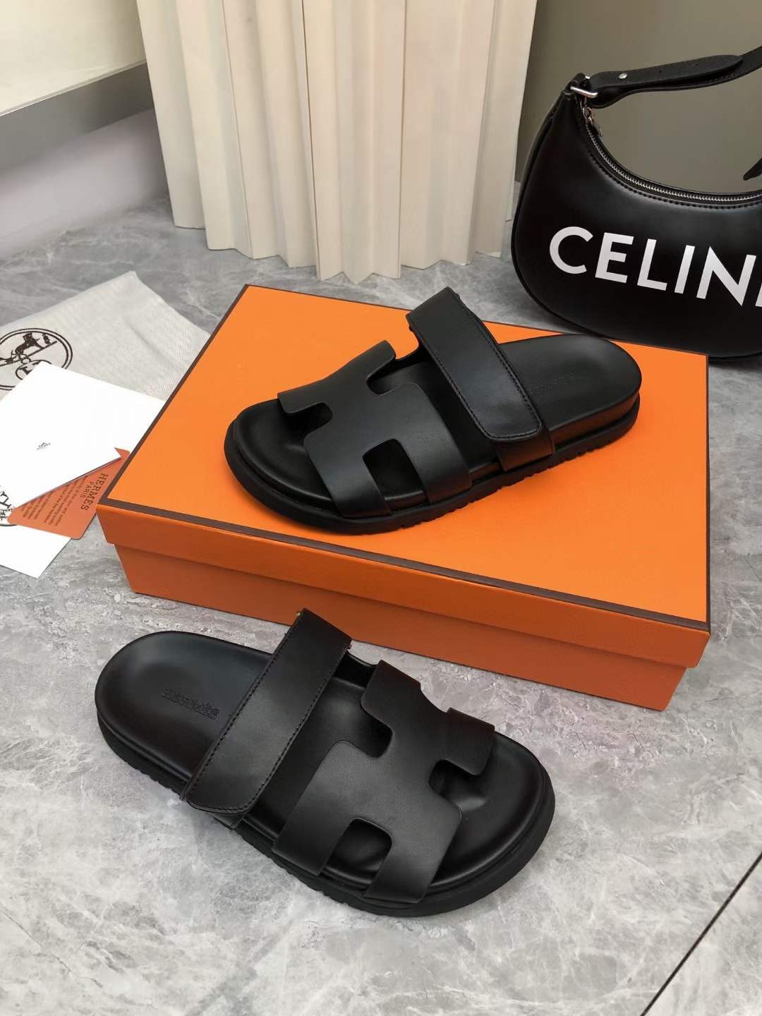 Men Women H*ermes Top Sandals