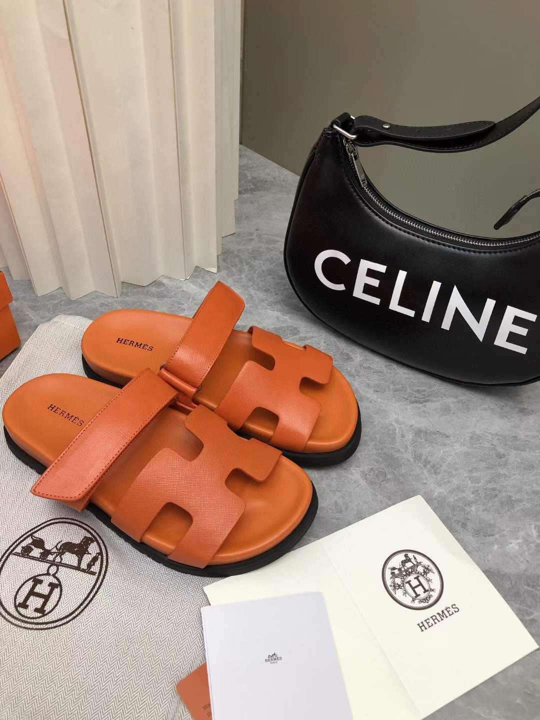 Men Women H*ermes Top Sandals