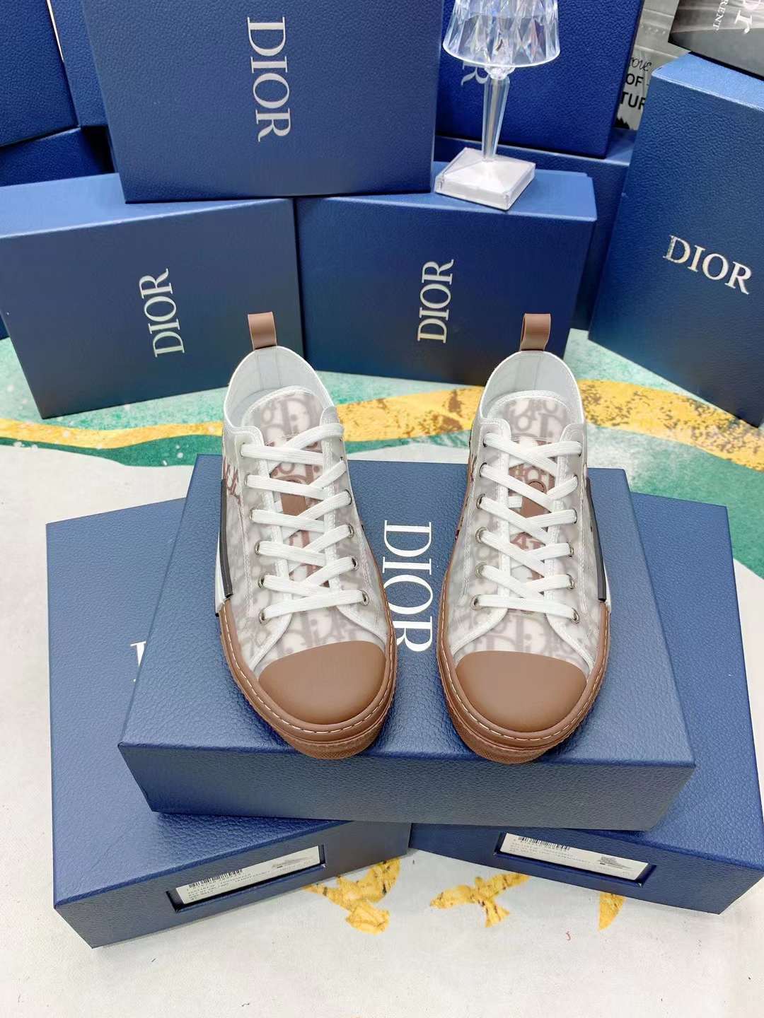 Men Women D*ior Top Sneakers （）