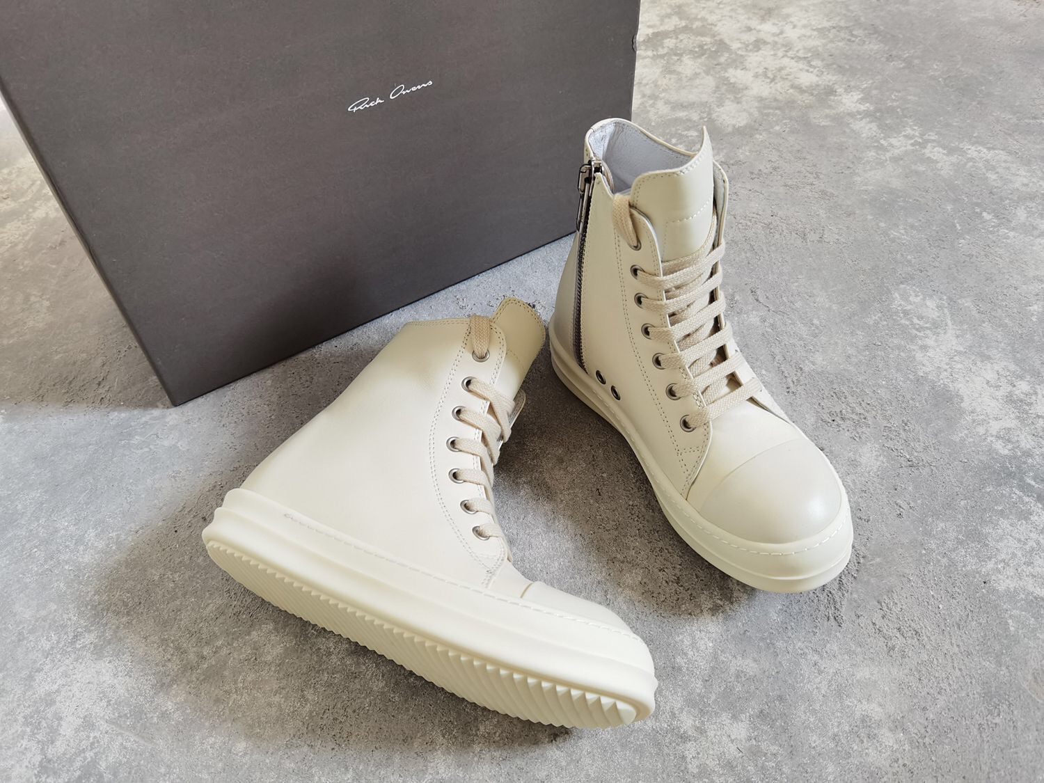 Men Women R*ick O*wens Top Sneaker