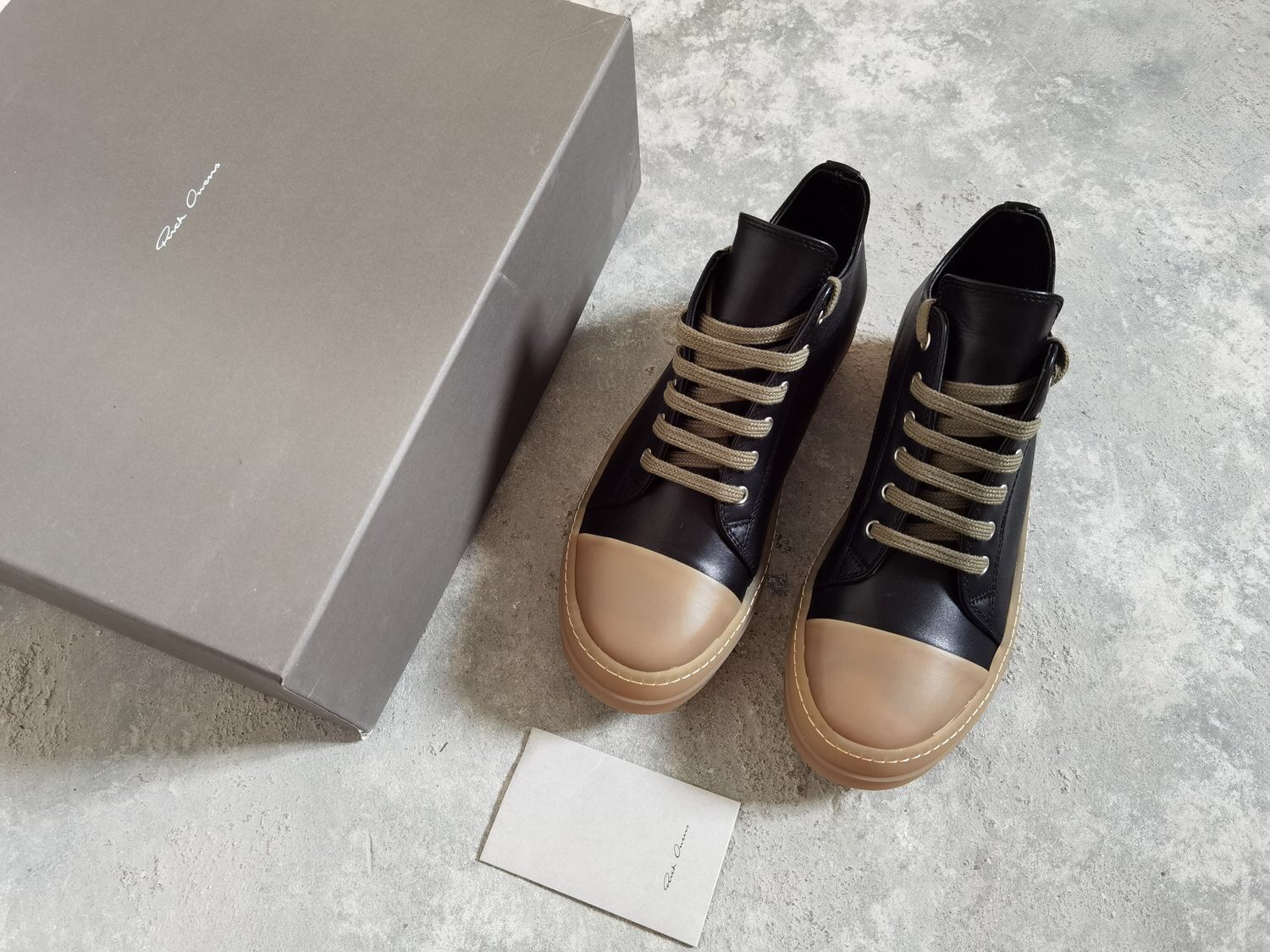 Men Women R*ick O*wens Top Sneaker