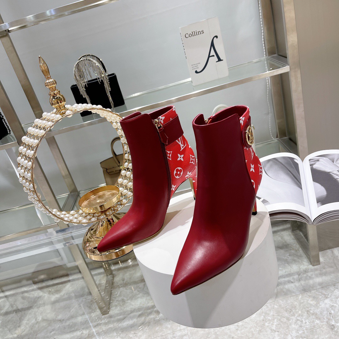 Women L*ouis V*uitton Top Boots Maikesneakers