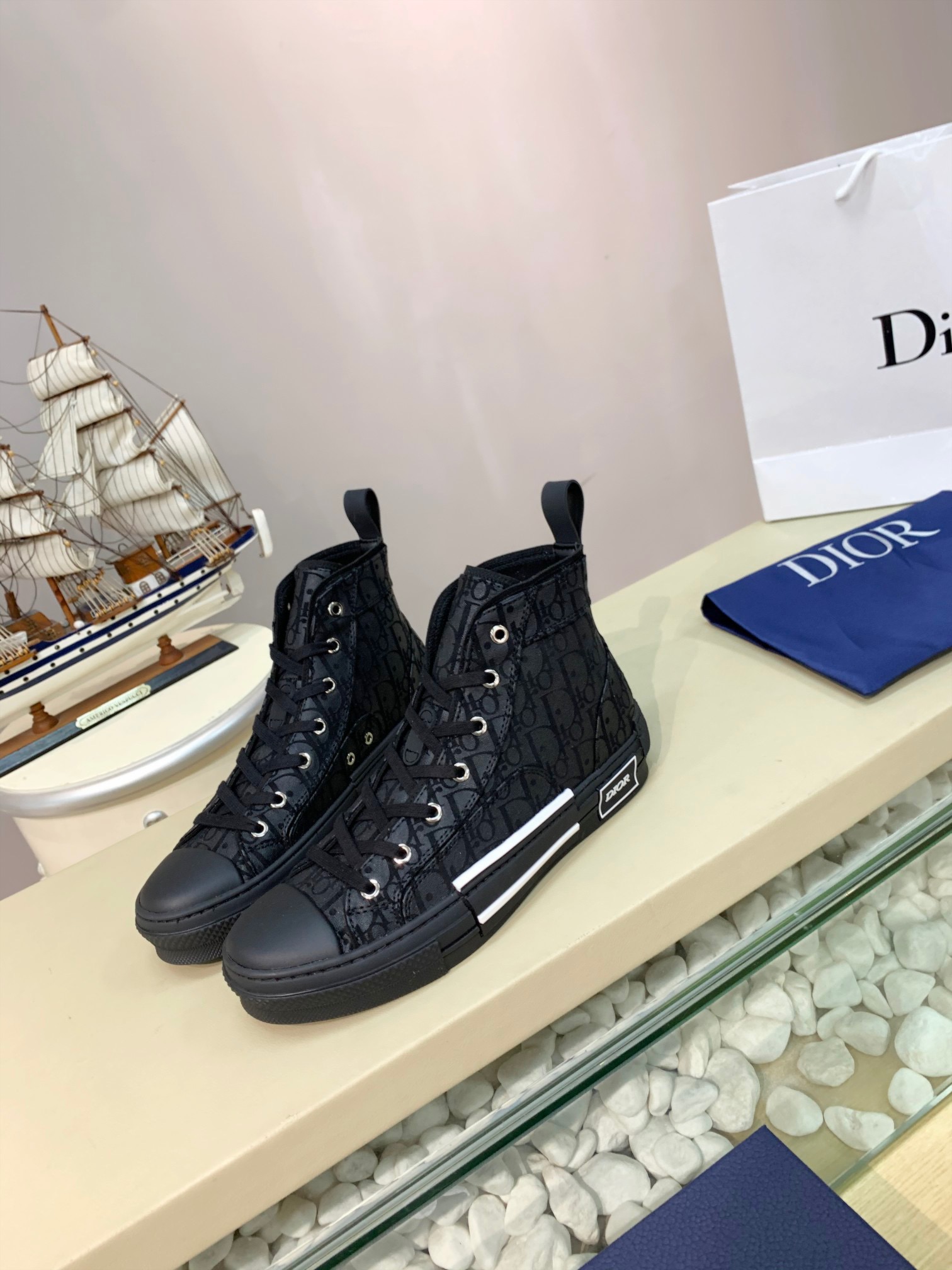 Men Women D*ior Top Sneakers