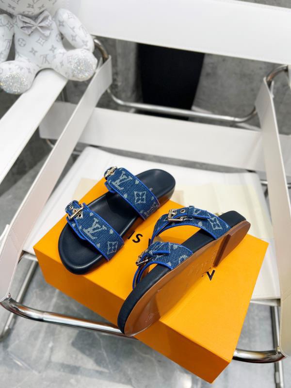 Women L*ouis V*uitton Top Slippers