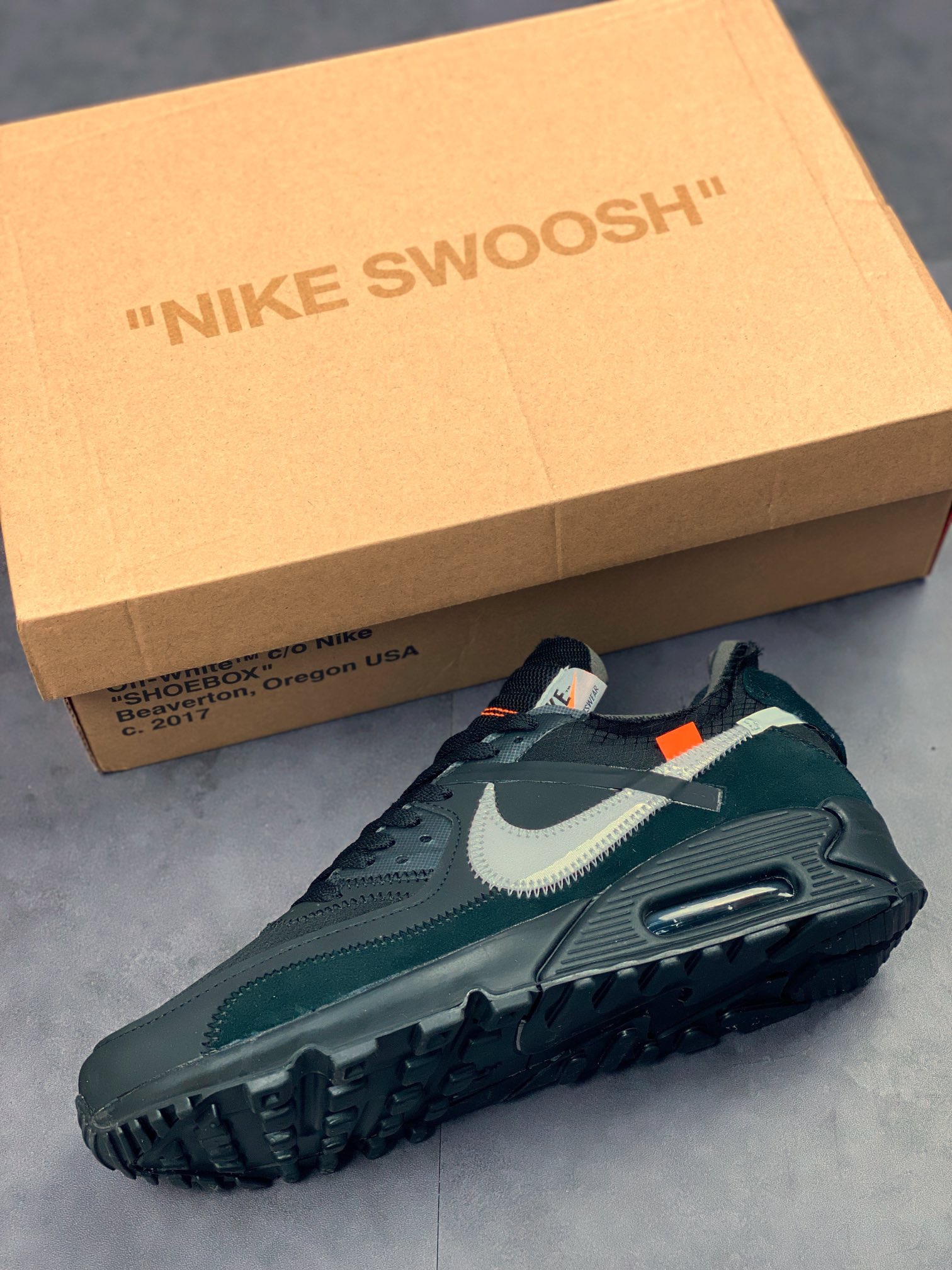 off-w*hite +Nike Air max90 ）