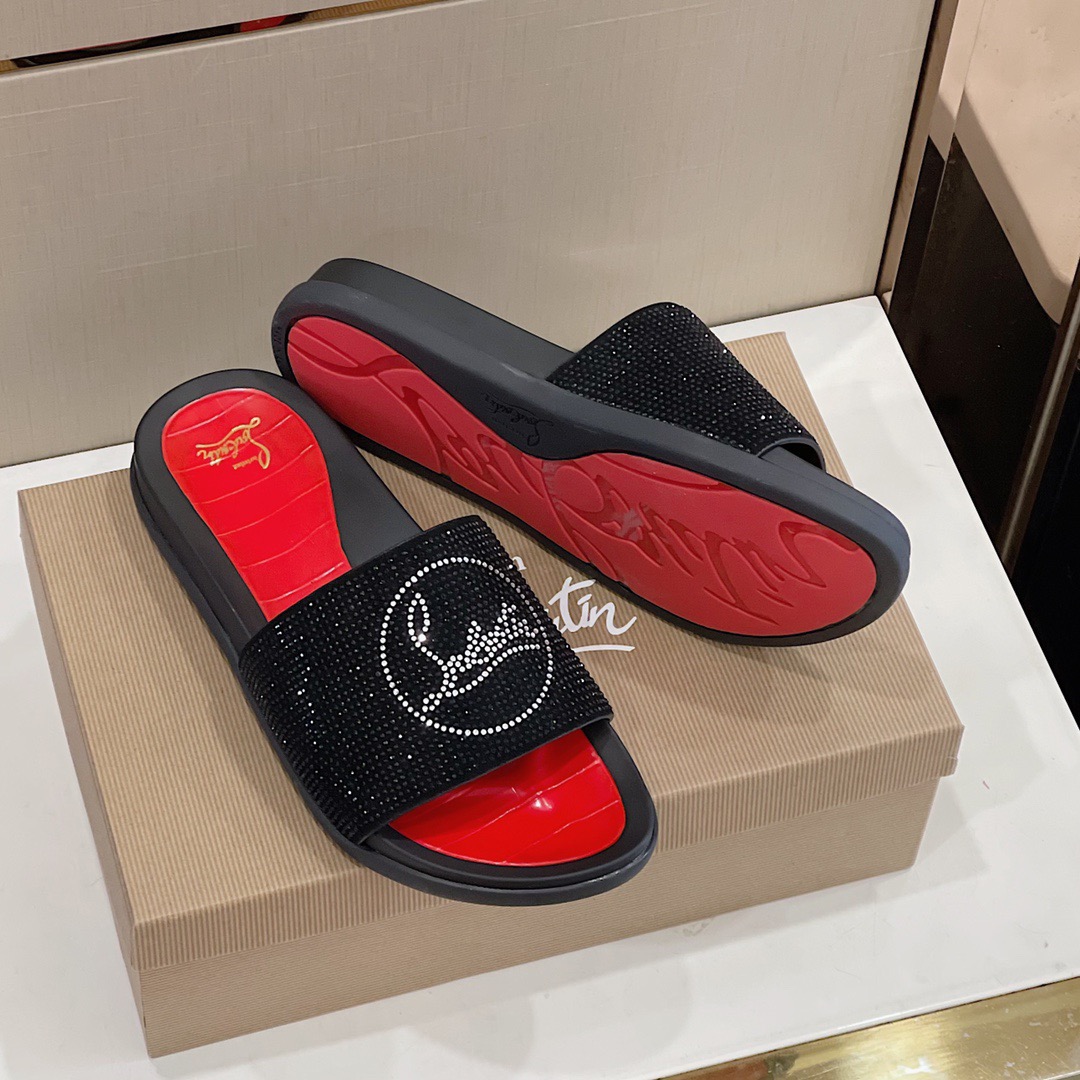 Men C*hristian L*ouboutin Top Quality slippers