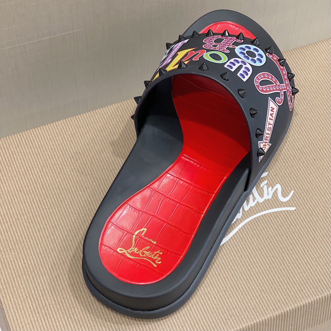 Men C*hristian L*ouboutin Top Quality slippers