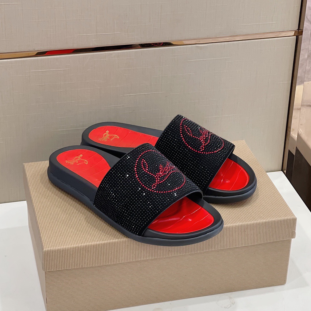 Men C*hristian L*ouboutin Top Quality slippers