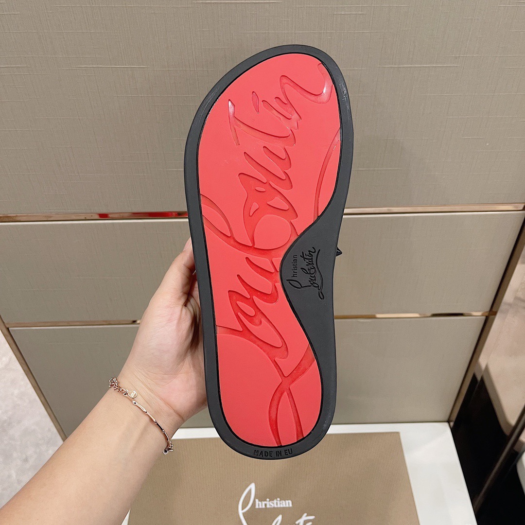 Men C*hristian L*ouboutin Top Quality slippers