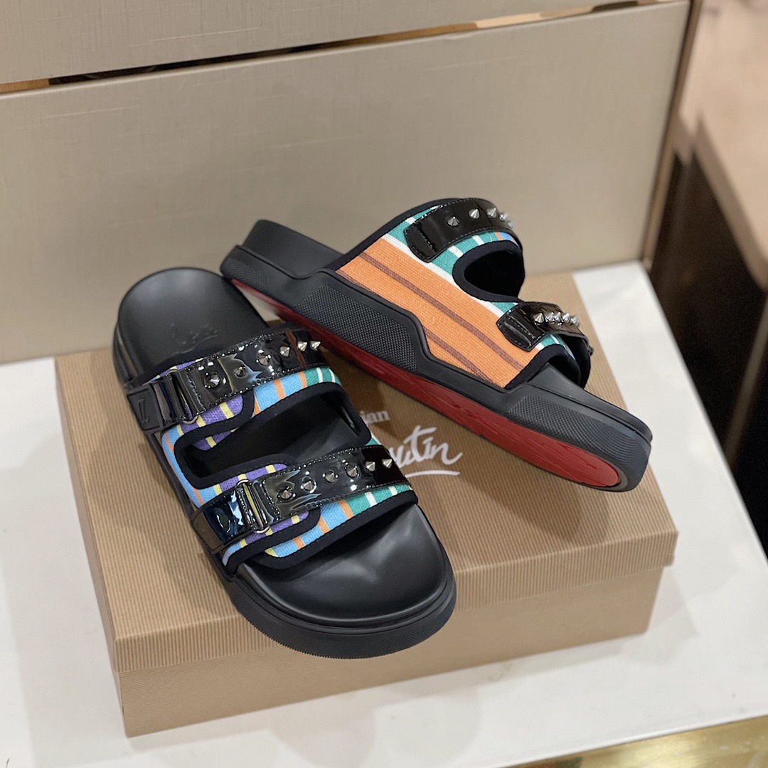 Men C*hristian L*ouboutin Top Quality slippers