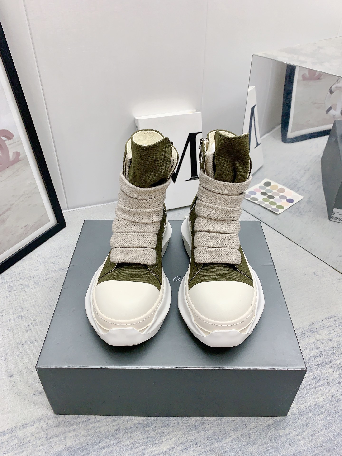 Men Women R*ick O*wens Top Sneaker
